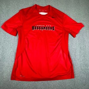 Tampa Bay Buccaneers Nike NFL On Field T Shirt Mens XL Red Dri Fit Short Sleeve